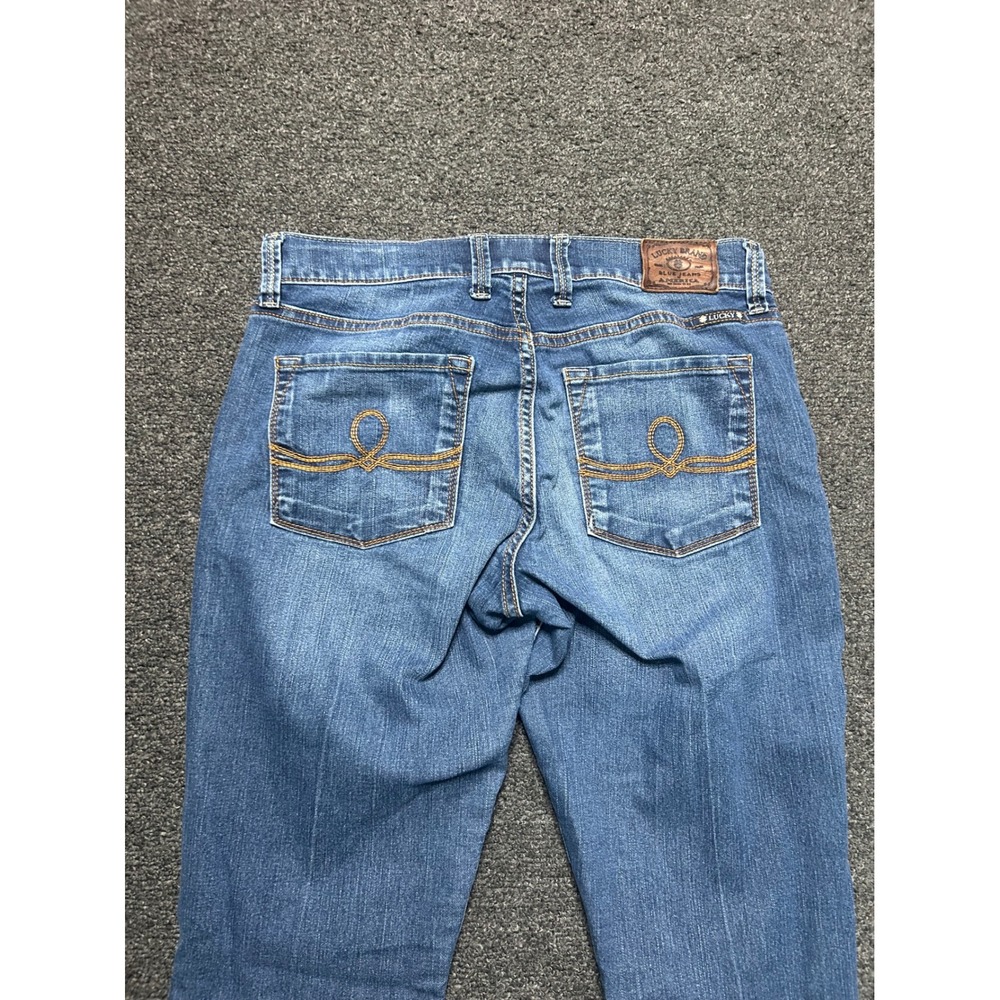 Lucky Brand Sofia Boot Cut Blue Jeans Womens 4/27 Medium Wash Stretch Boho Denim - Picture 8 of 8